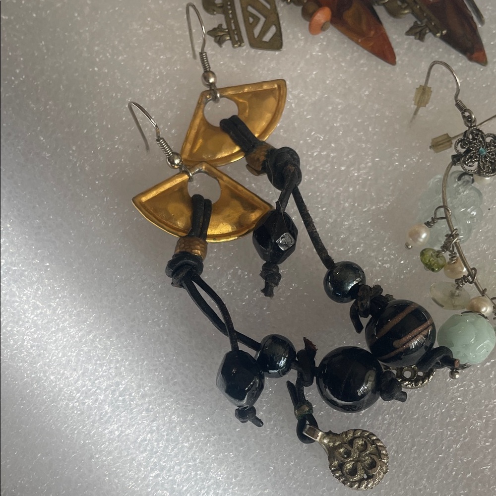 Chic Multicolor Boho Earrings Set - image 3